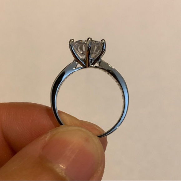 SOLD❗️3ct 925 Diamond Band Ring Size 7 - Picture 7 of 14